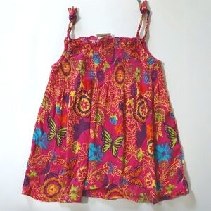 NWOT Arizona Girls' Colorful Floral Tank Top Size 5T